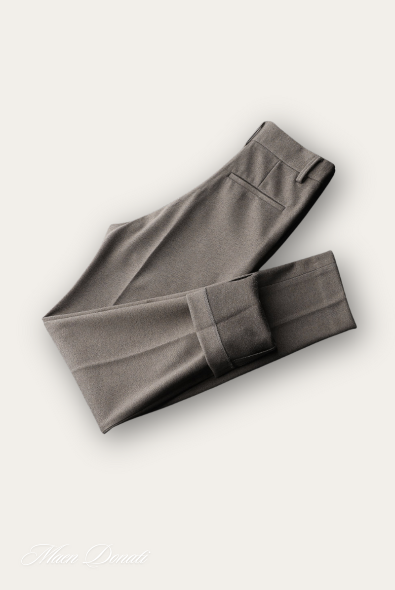 Comfortable Men's Trousers - Oliver-Light Grey-29-State of Style
