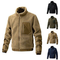 Comfortable Men's Wool Coat - Thomas-Khaki-M-State of Style