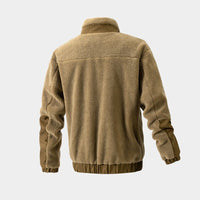 Comfortable Men's Wool Coat - Thomas-Khaki-M-State of Style