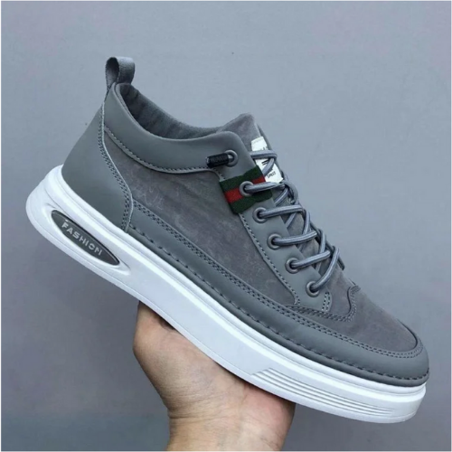 Comfortable Orthopaedic Men's Shoes - Jasper-Grey-6-State of Style
