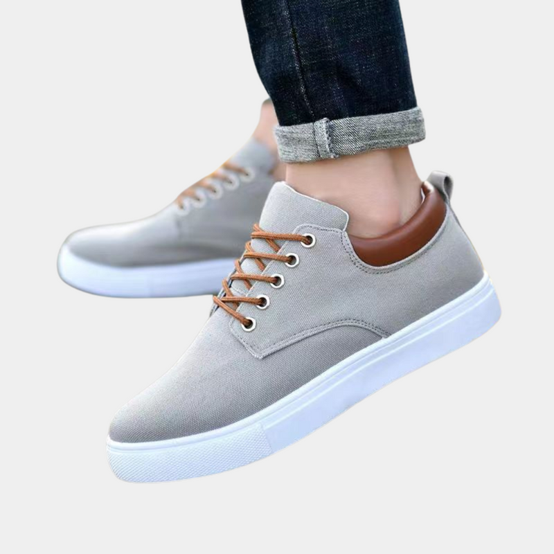 Comfortable orthopaedic men's shoes with support function for everyday use – Leon-Gray-6-State of Style
