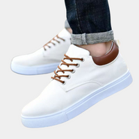 Comfortable orthopaedic men's shoes with support function for everyday use – Leon-White-6-State of Style