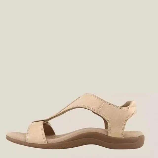 Comfortable & Orthopaedically Shaped Women's Sandals with Support – Amira-Beige-3.5-State of Style