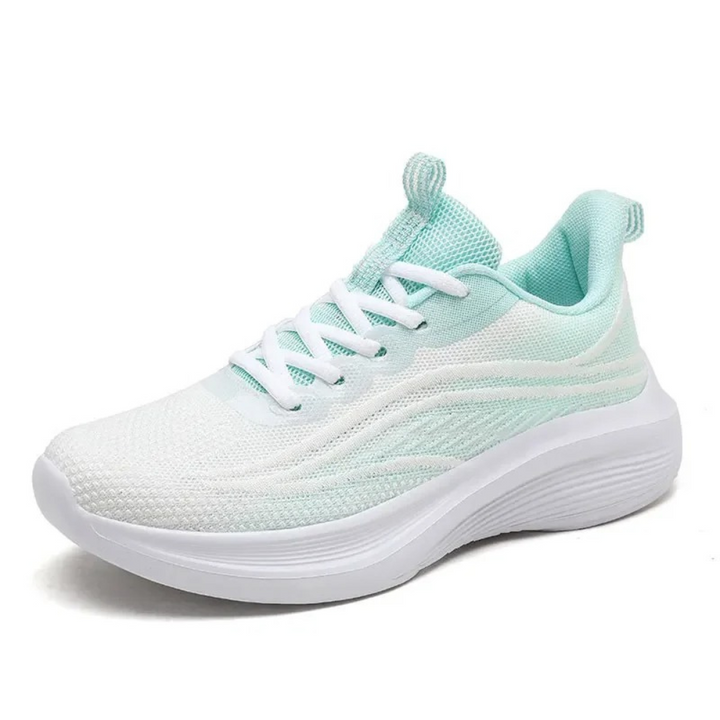 Comfortable Orthopedic Sneakers - AeroStride-4.5 (Women)-White-Green-State of Style