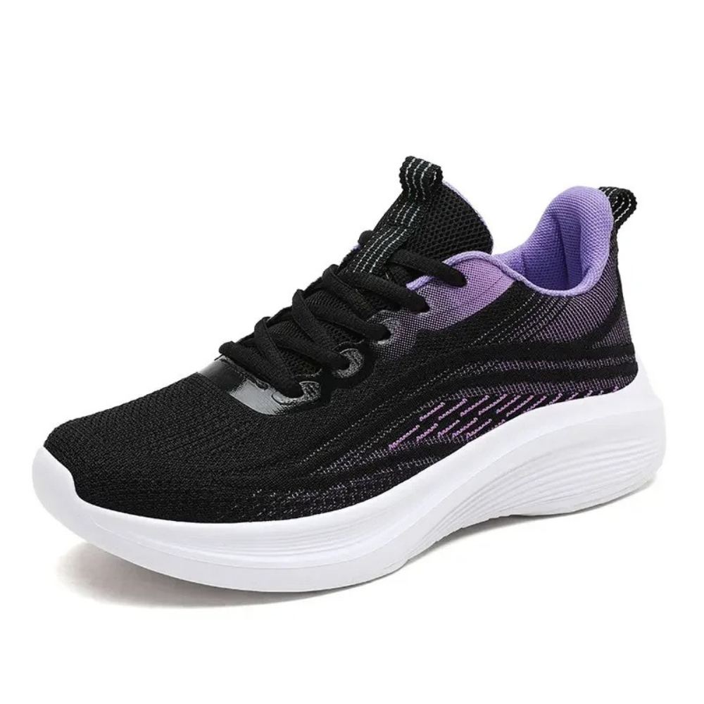 Comfortable Orthopedic Sneakers - AeroStride-4.5 (Women)-White-Grey-State of Style