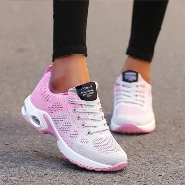 Comfortable Orthopedic Sneakers - Nova-Grey/Pink-3.0-State of Style