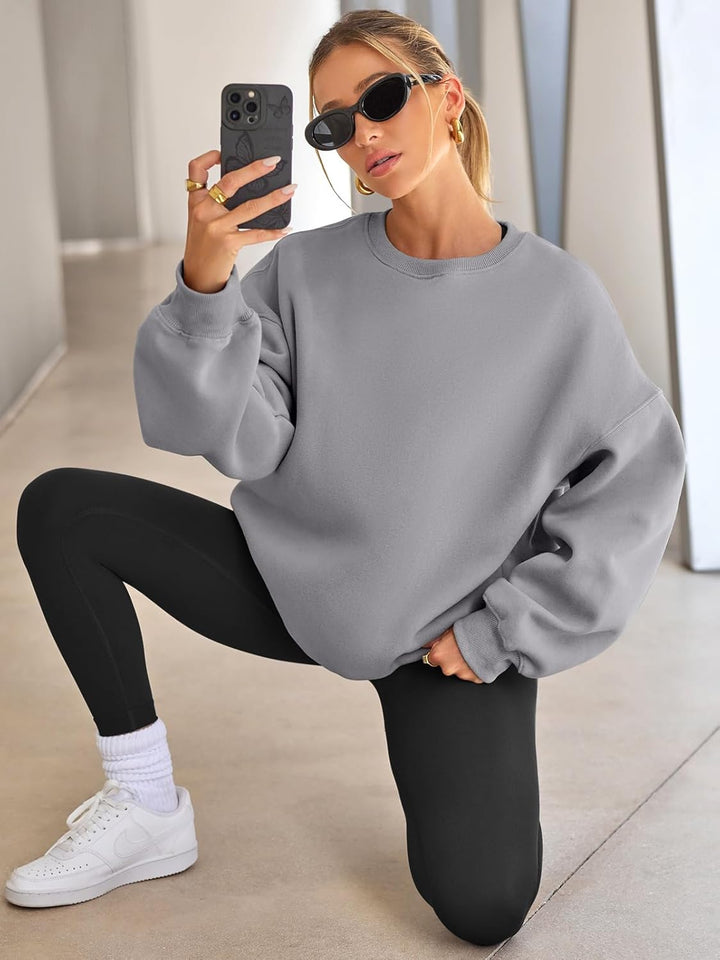 Comfortable Oversized Women's Sweater - Ella-Apricot-S-State of Style