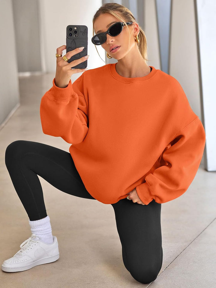 Comfortable Oversized Women's Sweater - Ella-Apricot-S-State of Style