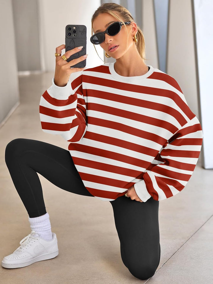 Comfortable Oversized Women's Sweater - Ella-Apricot-S-State of Style