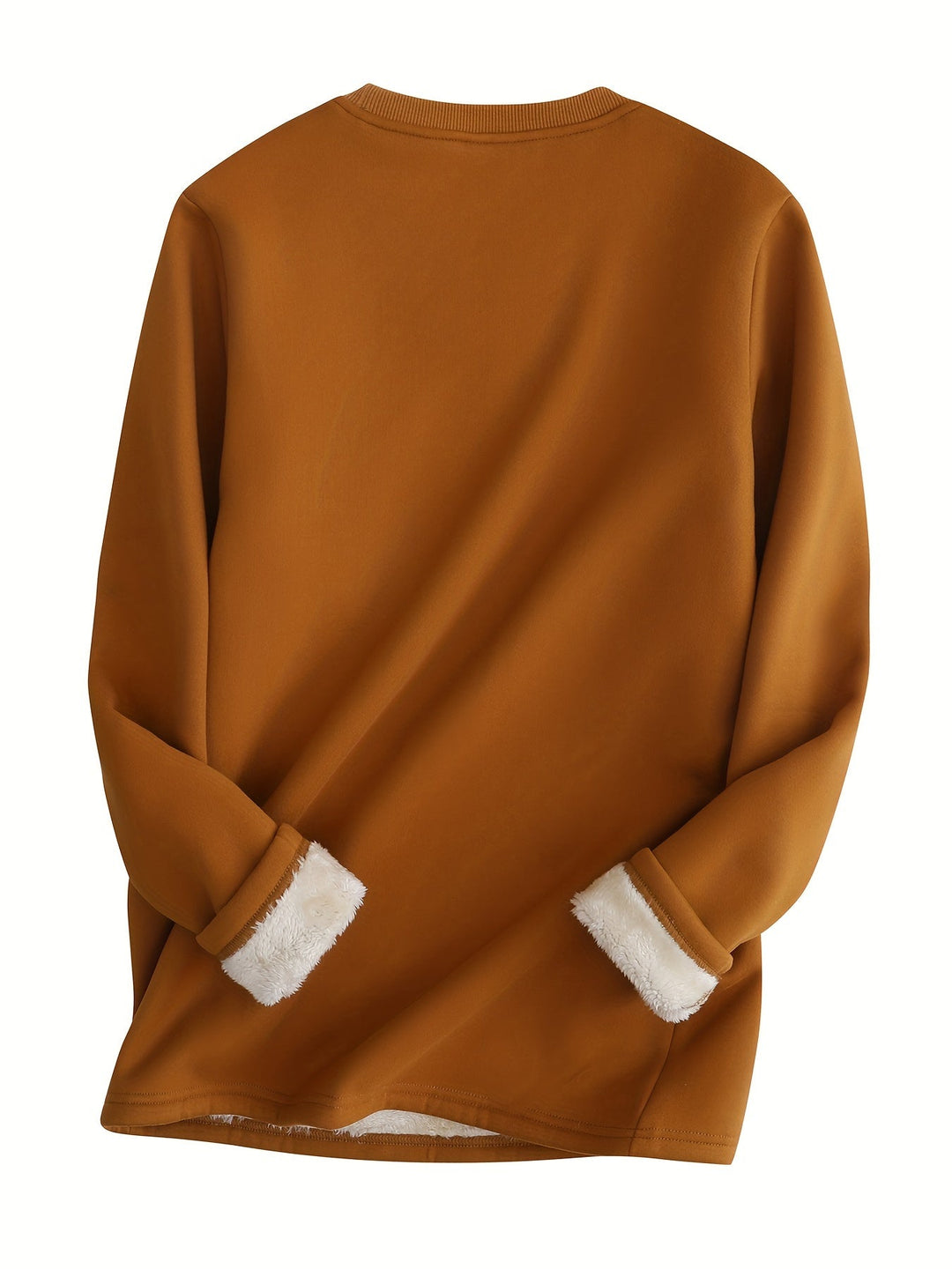 Comfortable Oversized Women's Sweatshirt - Elina-Brown-S-State of Style