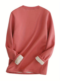 Comfortable Oversized Women's Sweatshirt - Elina-Brown-S-State of Style