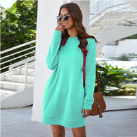 Comfortable Pullover Dress | Stylish and Soft-Black-S-State of Style
