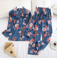 Comfortable Pyjamas-Blue & Pink-M-State of Style