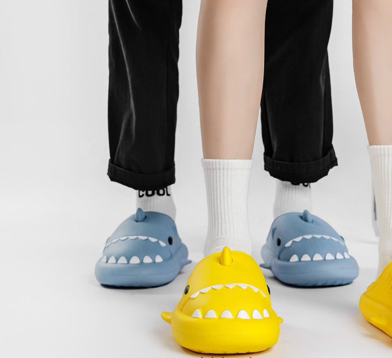 Comfortable Shark Slippers for the Whole Family – Marley-Blue-6-7T-State of Style