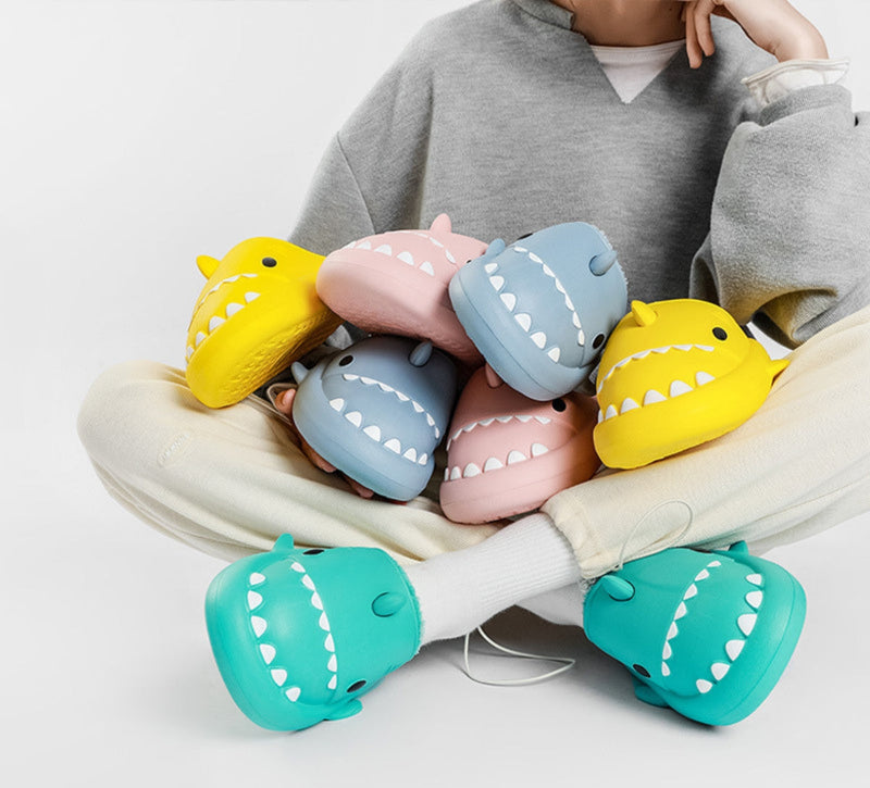 Comfortable Shark Slippers for the Whole Family – Marley-Blue-6-7T-State of Style