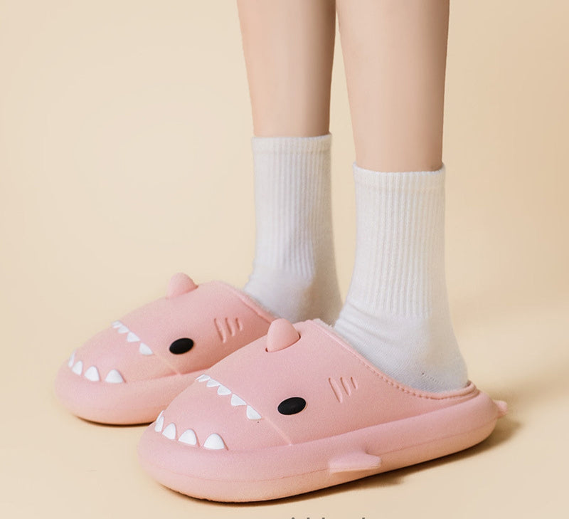 Comfortable Shark Slippers for the Whole Family – Marley-Pink-6-7T-State of Style