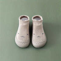 Comfortable Slip-On Kids’ Sock Shoes - HappySteps-Khaki-3-State of Style
