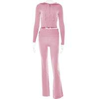 Comfortable Soft Loungewear Set | Nora Women's Cosy Outfit-Pink-S-State of Style