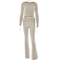 Comfortable Soft Loungewear Set | Nora Women's Cosy Outfit-White-S-State of Style