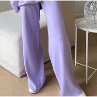 Comfortable Soft Warm Loungewear Set | Women's Relaxed Fit-Blue-One-Size-State of Style