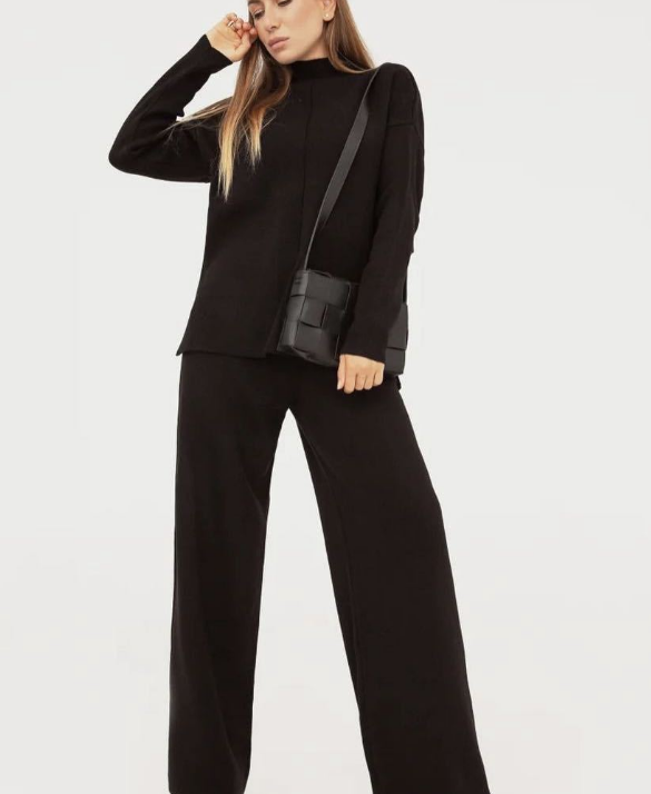 Comfortable Soft Warm Loungewear Set | Women's Relaxed Fit-Blue-One-Size-State of Style