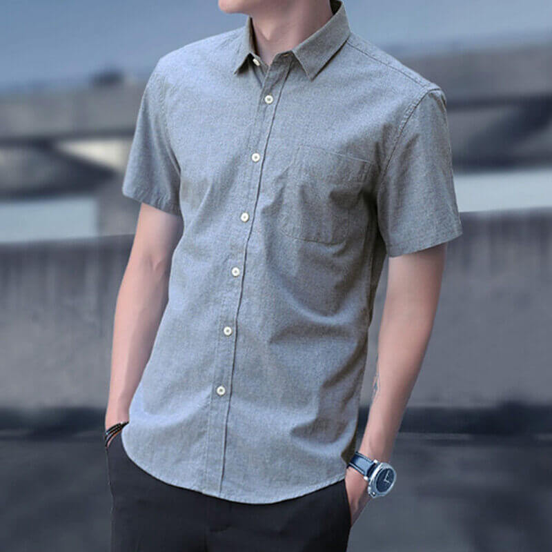 Comfortable & Stylish Breathable Men's Polo Shirt with Button Placket – Narek-Black-M-State of Style