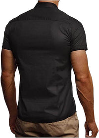 Comfortable & Stylish Breathable Men's Polo Shirt with Button Placket – Narek-Black-M-State of Style