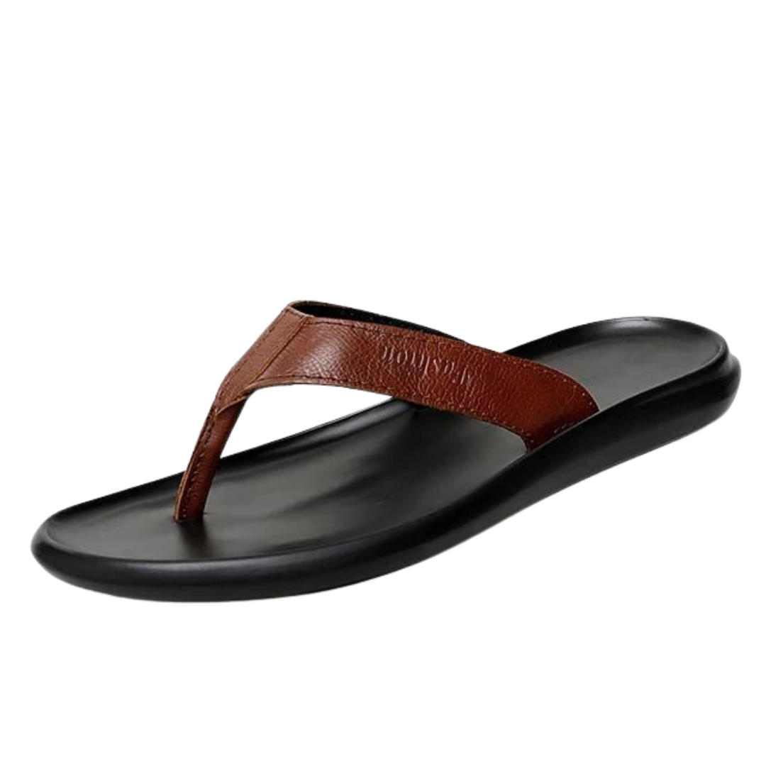Comfortable & Stylish Men's Outdoor Summer Slippers – Leano-Brown-6-State of Style