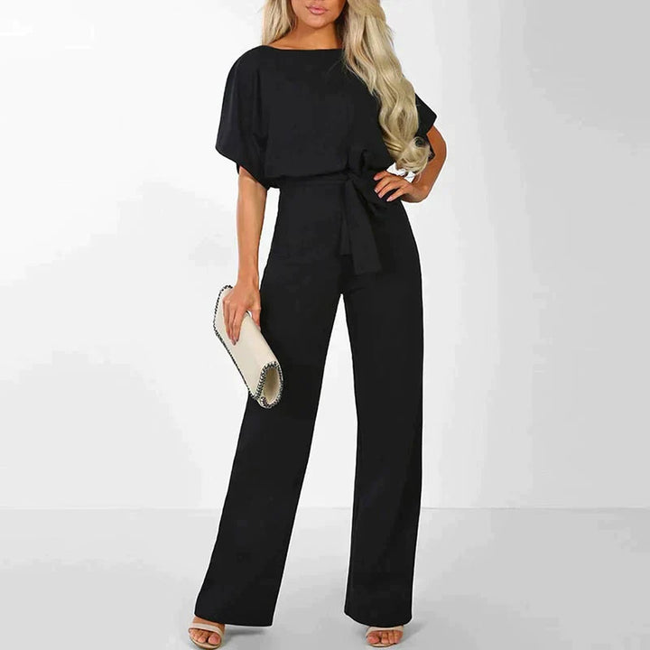 Comfortable Summer Jumpsuit - Luna-Black-S-State of Style