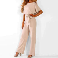 Comfortable Summer Jumpsuit - Luna-Champagne-S-State of Style