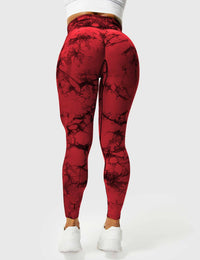 Comfortable Tie Dye Leggings - Ivy-Black Blue-S-State of Style