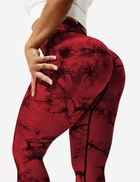 Comfortable Tie Dye Leggings - Ivy-Black Blue-S-State of Style