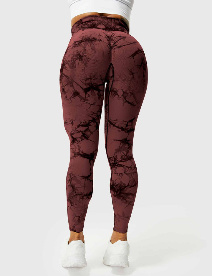 Comfortable Tie Dye Leggings - Ivy-Black Blue-S-State of Style