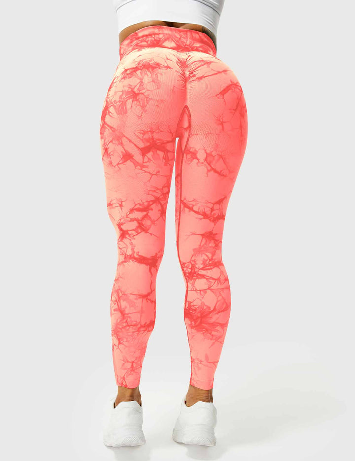 Comfortable Tie Dye Leggings - Ivy-Black Blue-S-State of Style
