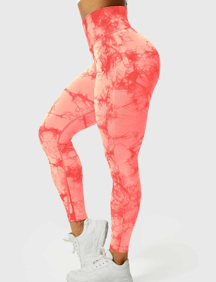 Comfortable Tie Dye Leggings - Ivy-Black Blue-S-State of Style