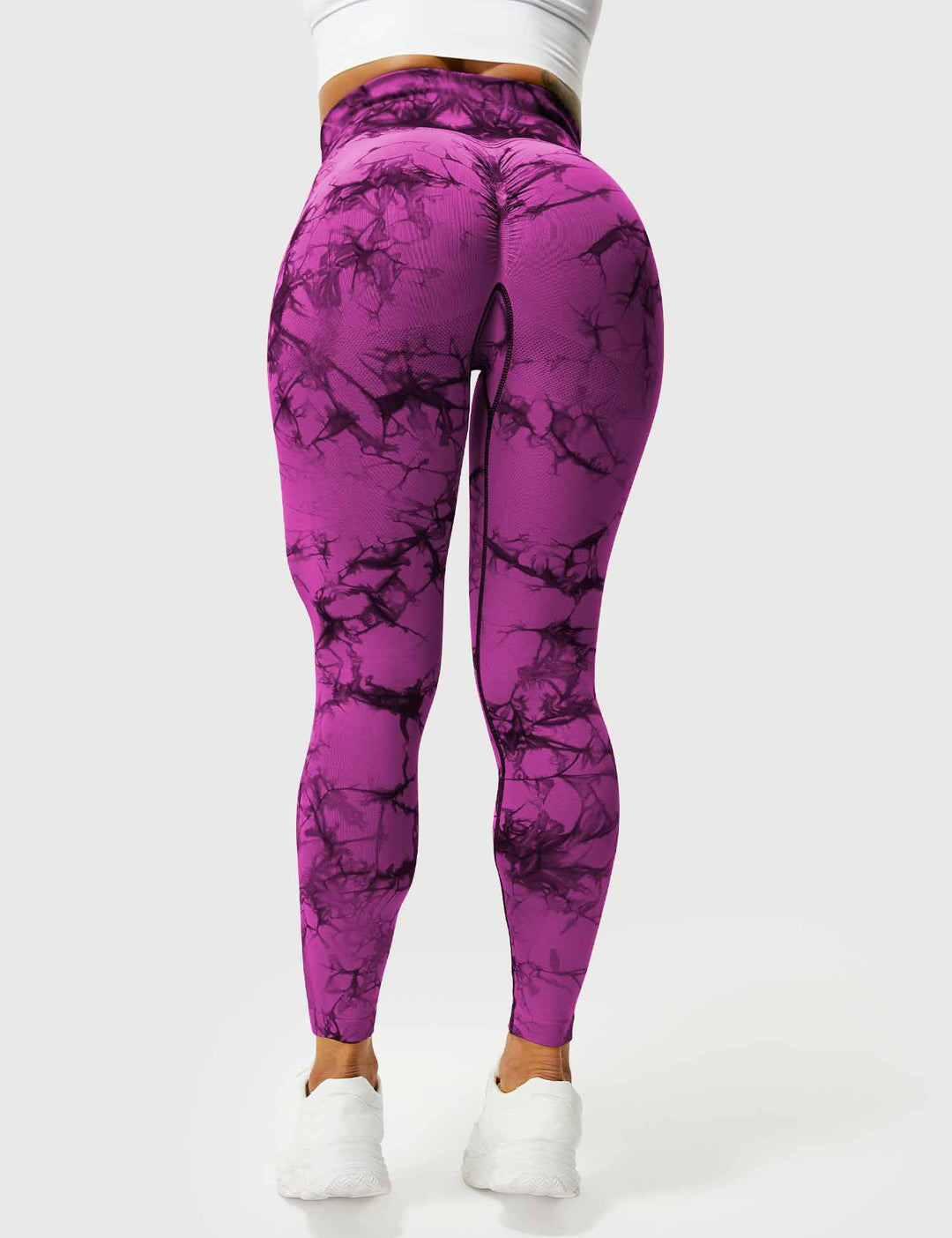 Comfortable Tie Dye Leggings - Ivy-Black Blue-S-State of Style
