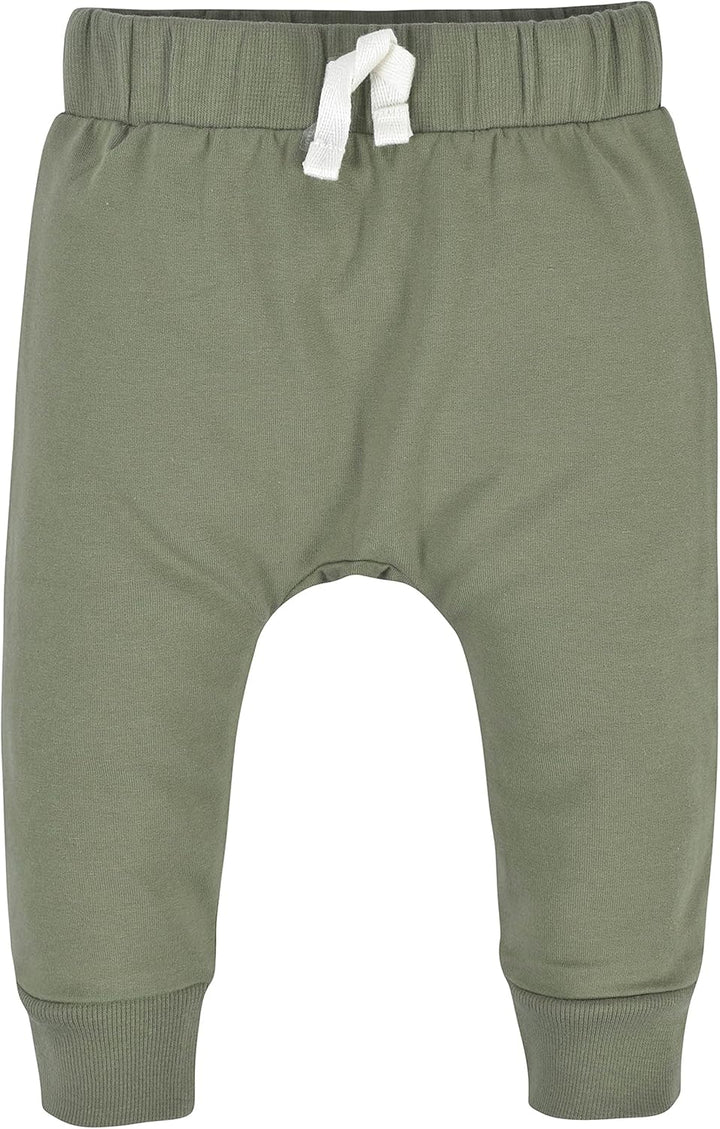 Comfortable Toddler Jogging Pants - 3-Pack Essentials-Olive green-12-18 months-State of Style