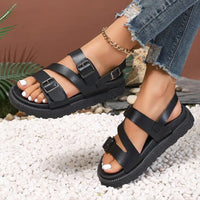 Comfortable vegan sandals for seniors with slip-resistant sole – Caitlyn-Black-3.5-State of Style