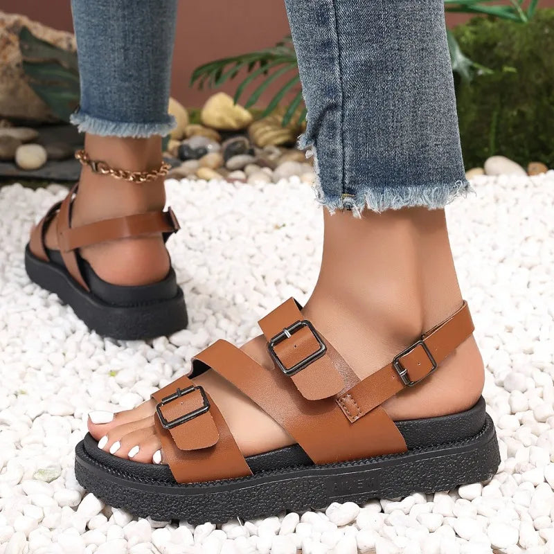 Comfortable vegan sandals for seniors with slip-resistant sole – Caitlyn-Black-3.5-State of Style