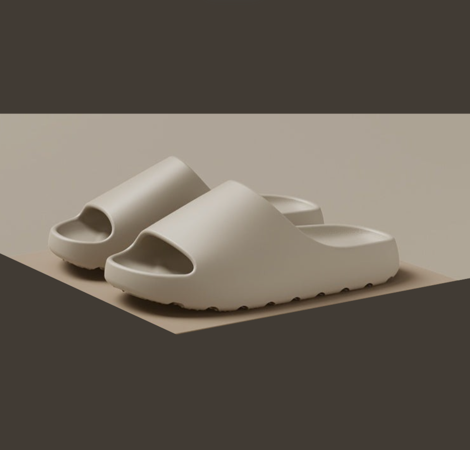 Comfortable & Waterproof Unisex EVA Slippers with Open Toe – Remy-Beige-3.5-State of Style