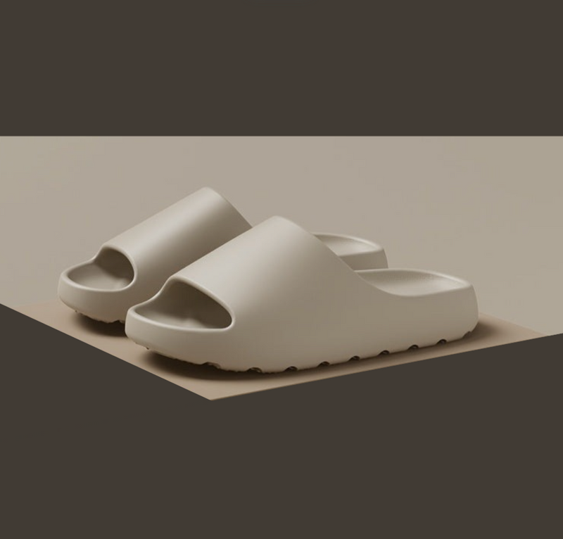 Comfortable & Waterproof Unisex EVA Slippers with Open Toe – Remy-Beige-3.5-State of Style