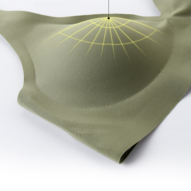 Comfortable Wireless Bra-Green-One Size-S (8AB 10A)-State of Style