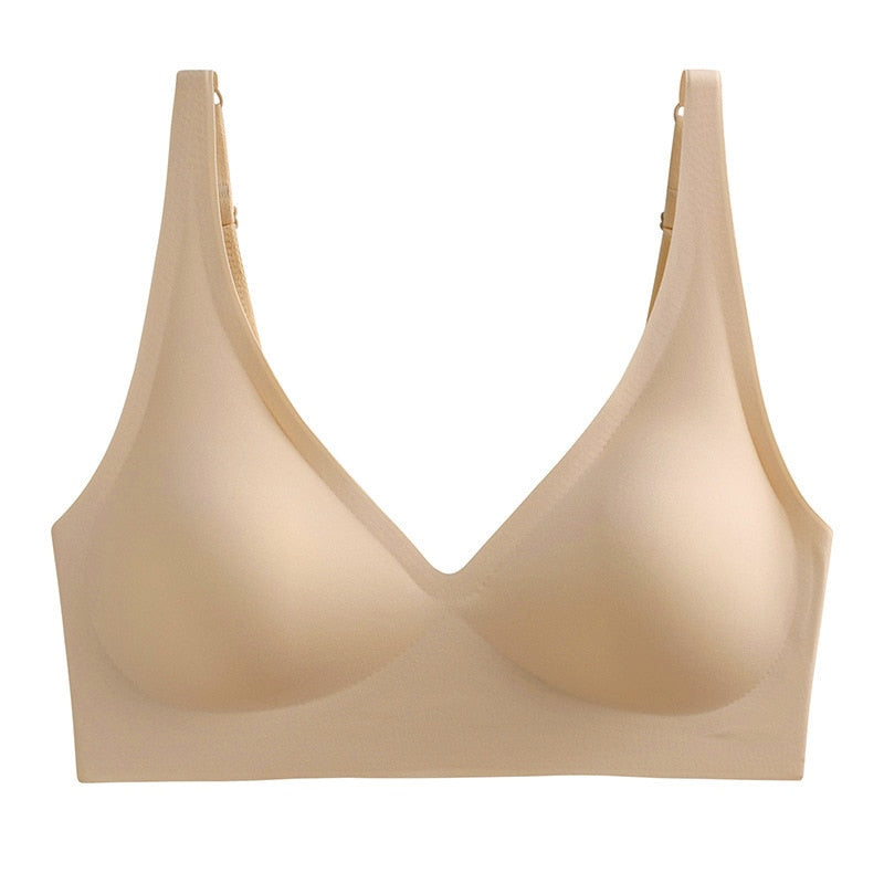 Comfortable Wireless Bra-Nude-One Size-S (8AB 10A)-State of Style