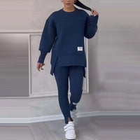 Comfortable Women's Clothing Set - Elin-Blue-S-State of Style