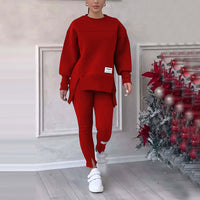 Comfortable Women's Clothing Set - Elin-Red-S-State of Style