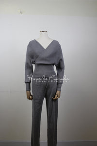 Comfortable Women's Lounge Suit | Perfect Home Wear Set-Grey-One Size Fits All-State of Style