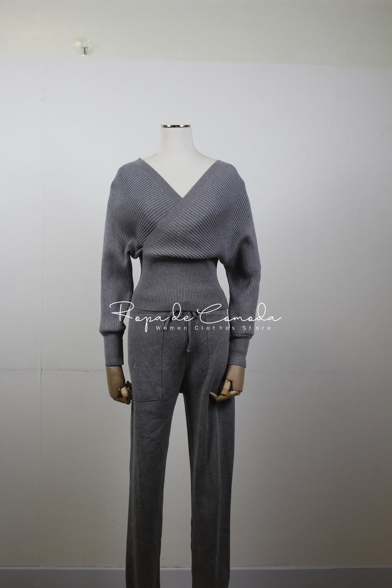 Comfortable Women's Lounge Suit | Perfect Home Wear Set-Grey-One Size Fits All-State of Style