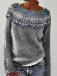 Comfortable Women's Pullover - Lena-Grey-S-State of Style
