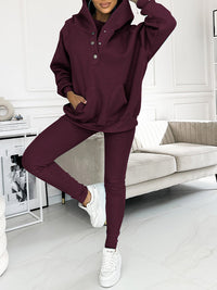 Comfortable Women's Set - Elodie-Dark Purple-S-State of Style