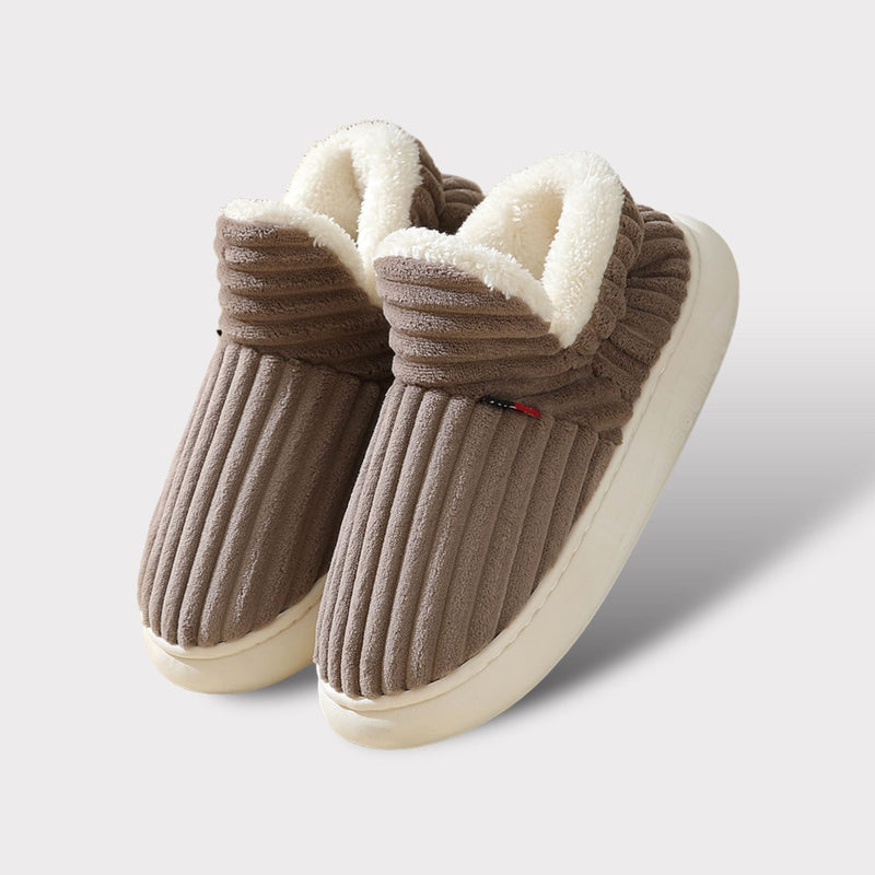 Comfortable Women’s Slippers - Aurora-Brown-36/37-State of Style